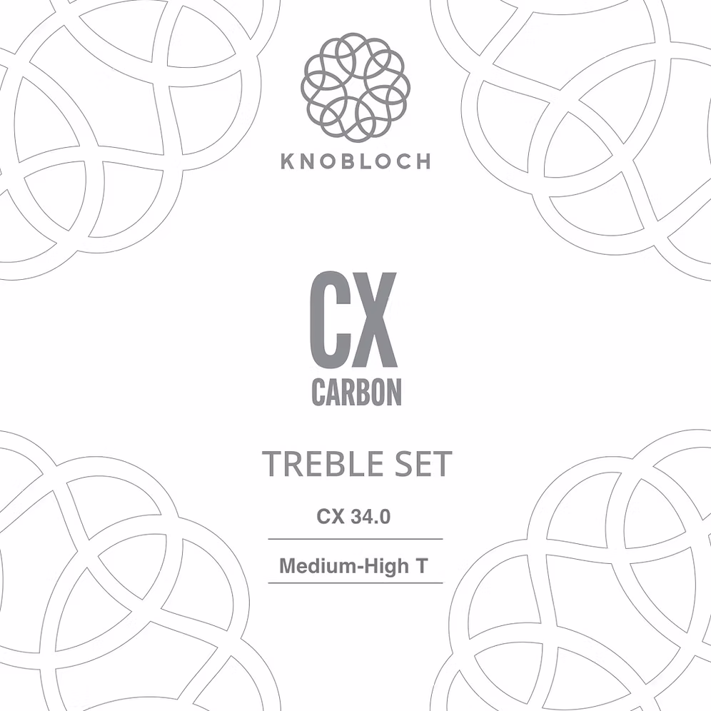 Set Agudos Cuerdas Guitarra Knobloch Actives CX Carbon 34.0 400 ADQ
