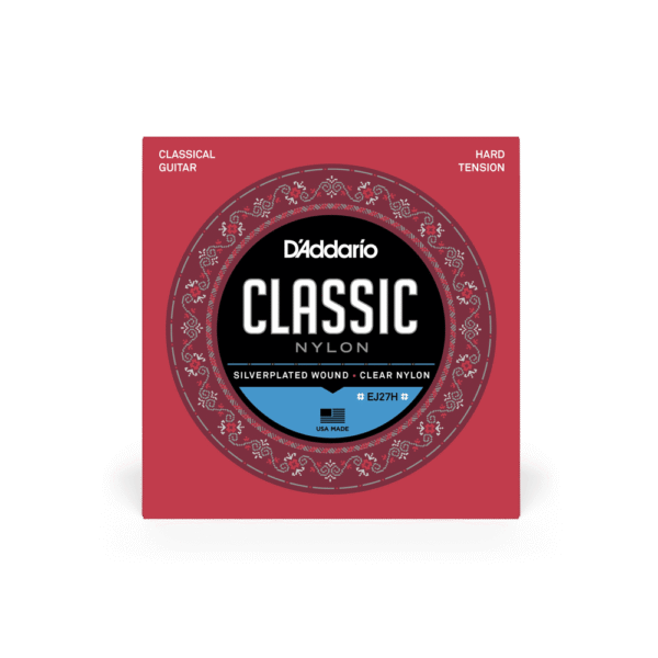Set Cuerdas Guitarra Clásica D'addario Classic EJ27H Tensión Alta