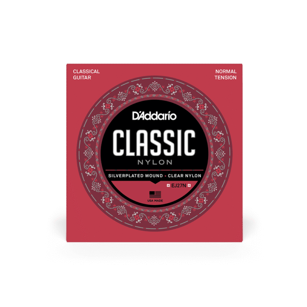 Set Cuerdas Guitarra Clásica D'addario Classic EJ27N Tensión Normal