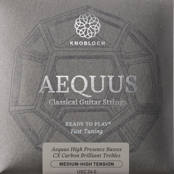Set Cuerdas Aequus CX Carbon Medium High Tension USC 34.0
