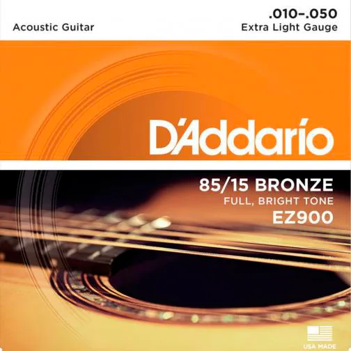 Set Cuerdas Guitarra Acústica D'addario EZ900