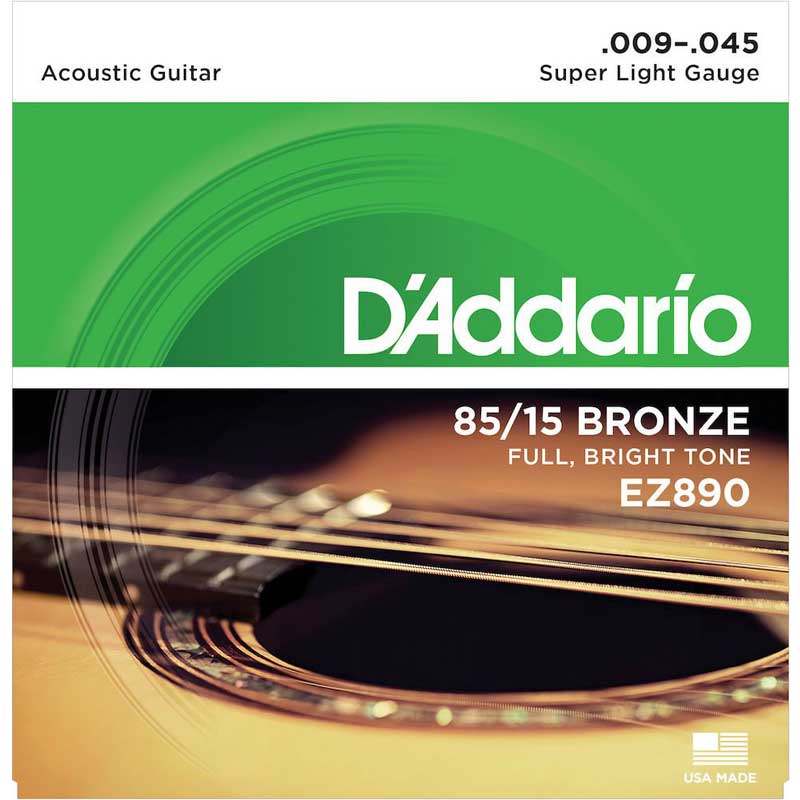 Set Cuerdas Guitarra Acústica D'addario EZ890