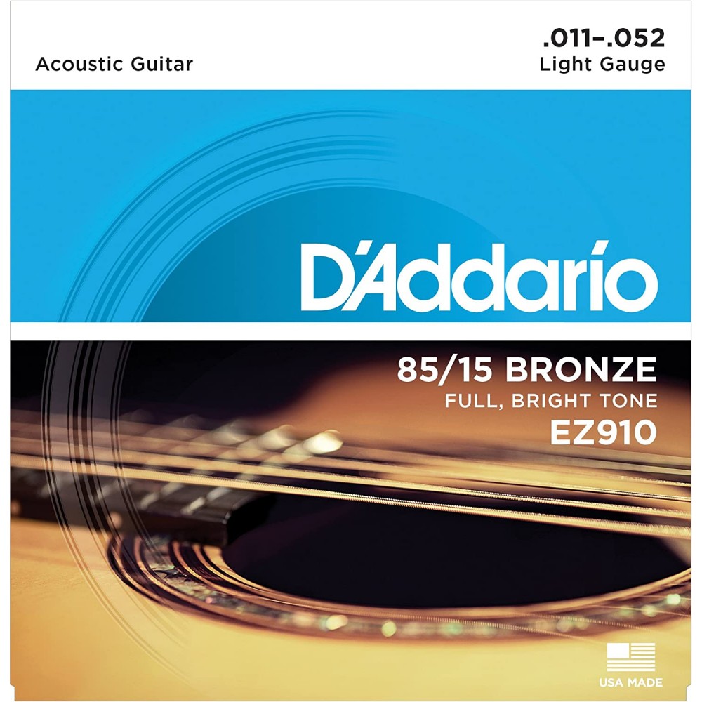 Set Cuerdas Guitarra Acústica D'addario EZ910